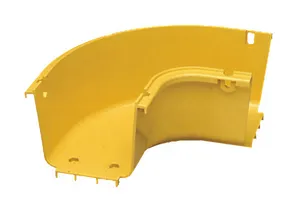 CommScope FGS-MH9E-A | FiberGuide 90° Horizontal Elbow, 4x4in, Yellow