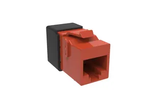 CommScope 760257270 | KJ-Series Modular Jack, RJ45, Cat6A Unshielded, Orange