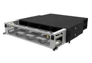 CommScope 760209957 | High Density 2U modular cassette sliding Panel, accepts (8) G2 modules or MPO panels, providing up to 96 duplex LC ports or up to 64 MPO ports
