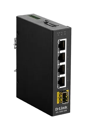 D-Link 4 x 10/100/1000 Mbps ports + 1 x SFP port Unmanage.. DIS-100G-5SW product image