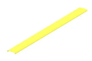 CommScope FGS-MSNC-A | FiberGuide Hinged Cover Kit for Horizontal Straight Section, Metal Hinge, 4x4in, Yellow