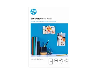 HP Everyday Photo Paper Glossy 200 g/m2 10 x 15 cm (101 x 152 mm) 100 sheets (CR757A) — HP product image