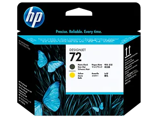 HP 72 Matte Black and Yellow DesignJet Printhead (C9384A) — HP product image