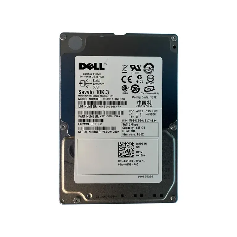 Dell X160K 146GB SAS Hard Drive