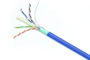 CommScope 760081315 | GigaSPEED X10D 3291B Category 6A F/UTP Cable, low smoke zero halogen, blue jacket, 4 pair count, 1000 ft (305 m) length, reel