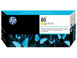 HP 80 Yellow DesignJet Printhead and Printhead Cleaner (C4823A) — HP product image