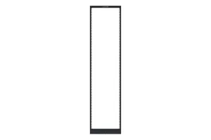 CommScope 760175729 | Equipment Rack, 4-Post, 36 in (914 mm) D x 7 ft (2134 mm) H - 19 in (482.6 mm) Steel (45U) 3/8 Sq Punch, Black