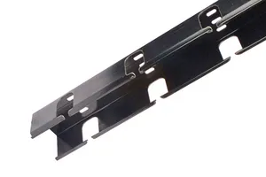 CommScope FGSB-KTW1-CA | FiberGuide Vertical Duct Kit with 1.5in Slot Spacing and Snap-On Cover, 2x2in, Black