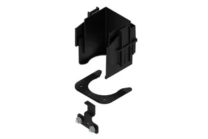 CommScope FGSB-MEX1-C-0F | FiberGuide Single 2in Flex Tube Attachment, 2x2in, No Tubing, Black