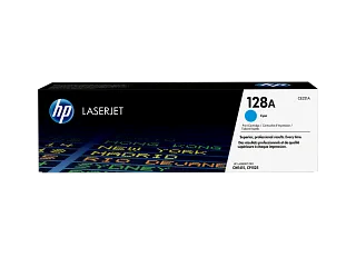 HP 128A Cyan Original LaserJet Toner Cartridge (CE321A) — HP product image