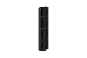 CommScope 760260761 | CableGuide Essential, Vertical Cable Management Kit, 6 inch x 84 inch double sided, with twin covers, black
