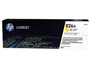 HP 826A Yellow Original LaserJet Toner Cartridge (CF312A) — HP product image