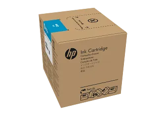HP 871C 3-liter Cyan Latex Ink Cartridge (G0Y79C) — HP product image