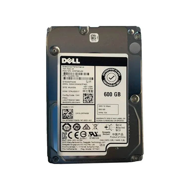 Dell FPW68 600GB SAS Hard Drive