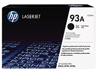 HP 93A Black Original LaserJet Toner Cartridge (CZ192A) — HP product image