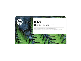 HP 832Y 1-liter Black Latex Ink Cartridge (4UV05A) — HP product image
