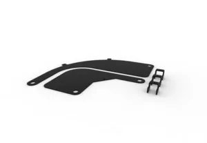 CommScope FGS-CH9E-A | FiberGuide Metal Cover for 90° Horizontal Elbow, 4x4in, Black