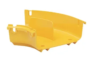 CommScope FGS-MH4E-G | FiberGuide 45° Horizontal Elbow, 2x6in, Yellow