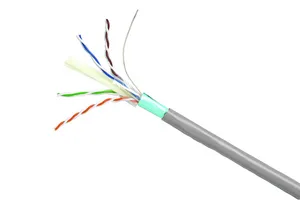 CommScope 760122655 | GigaSPEED X10D 2291B ETL Verified Category 6A F/UTP Cable, plenum, slate jacket, 4 pair count, 1000 ft (305 m) length, reel