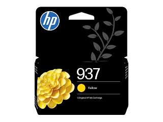 HP 937 Yellow Original Ink Cartridge (4S6W4N) — HP product image