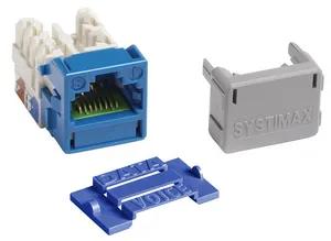 CommScope 760258932 | PowerSUM M-Series Modular Jack, RJ45, Cat5e Unshielded, Blue