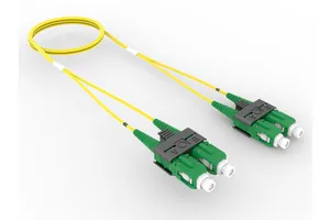 CommScope FPCC-EEYP | Fiber Optic Patch Cord, duplex, singlemode, 1.2 mm OFNP jacket, SC/APC-SC/APC, yellow