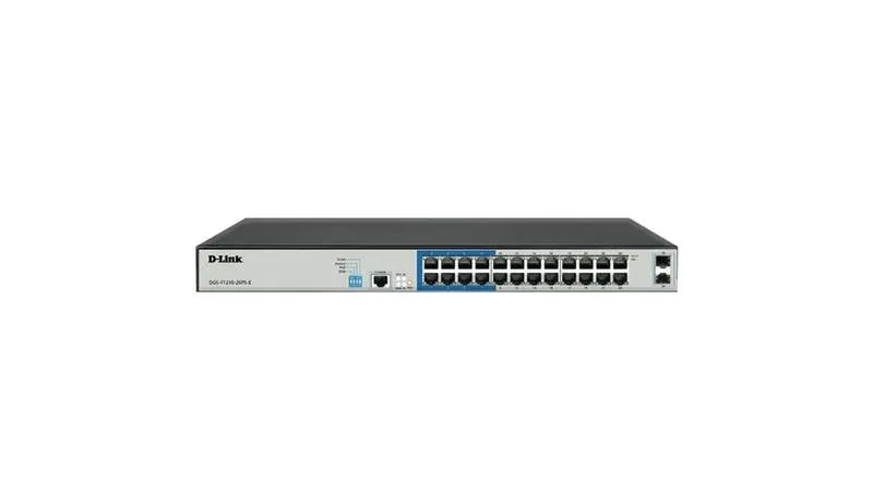 D-Link Layer 2 Gigabit Managed Long Range PoE+ Switch DGS-F1210-26PS-E product image