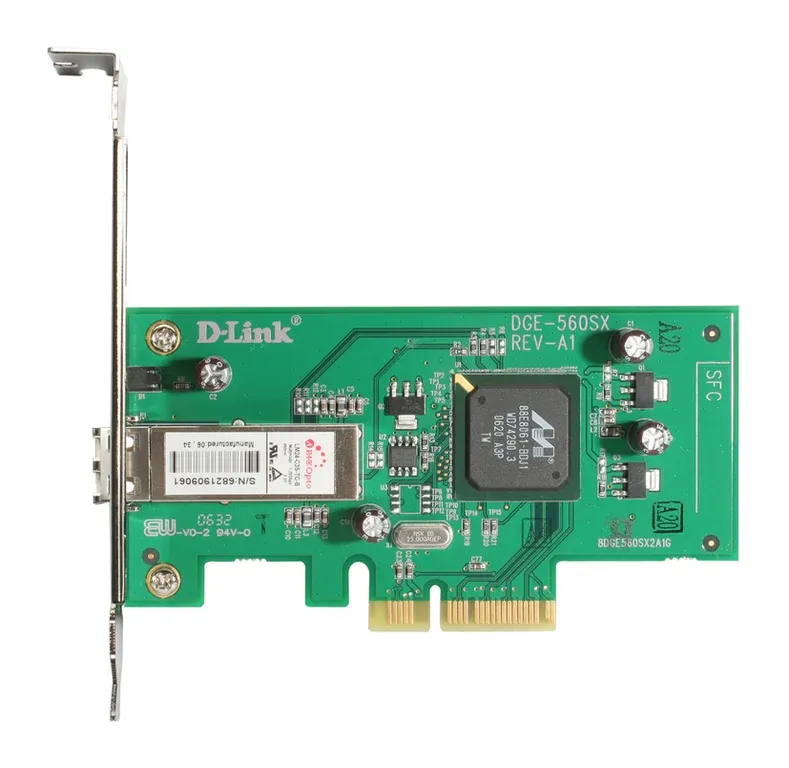 D-Link 1000Base-SX LC Multi-mode PCI-E Fiber Adapter DGE-560SX product image