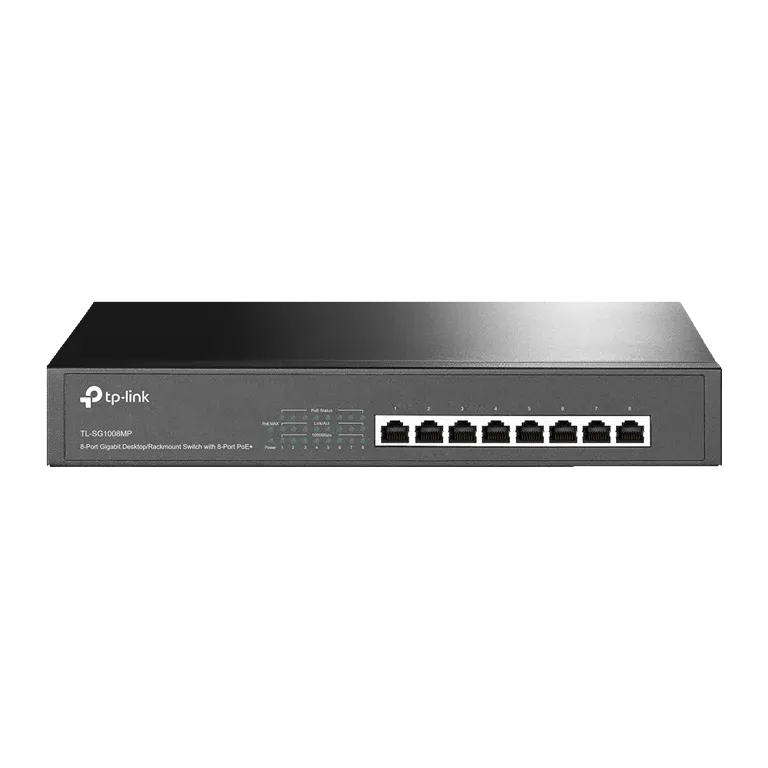TP-Link 8-Port Gigabit Desktop/Rackmount Switch with 8-Port PoE+ product image