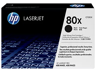 HP 80X High Yield Black Original LaserJet Toner Cartridge (CF280X) — HP product image