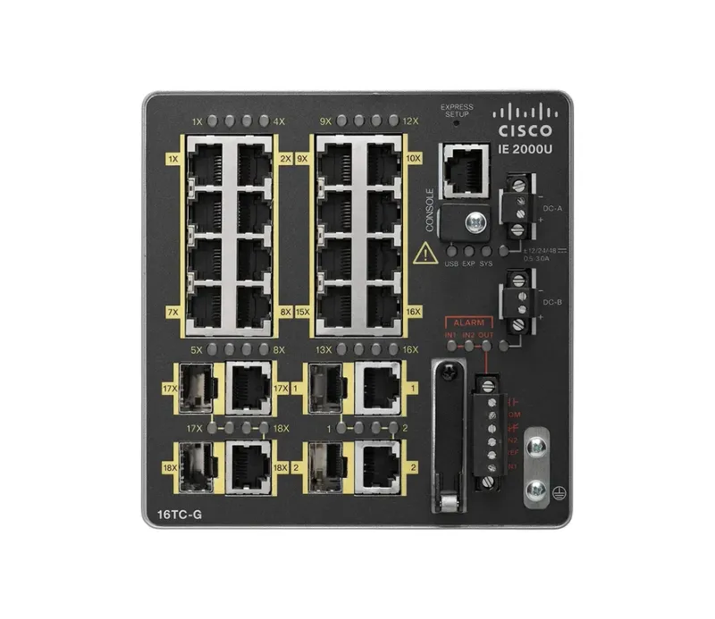 Cisco IE-2000U-16TCGP-RF 16-Port Ethernet Switch