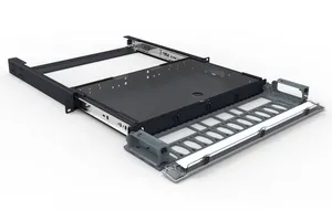 CommScope 760193771 | G2 1U Sliding Modular Cassette 4-slot Fiber Panel, unloaded