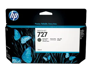 HP 727 130-ml Matte Black DesignJet Ink Cartridge (B3P22A) — HP product image