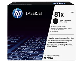HP 81X High Yield Black Original LaserJet Toner Cartridge (CF281X) — HP product image