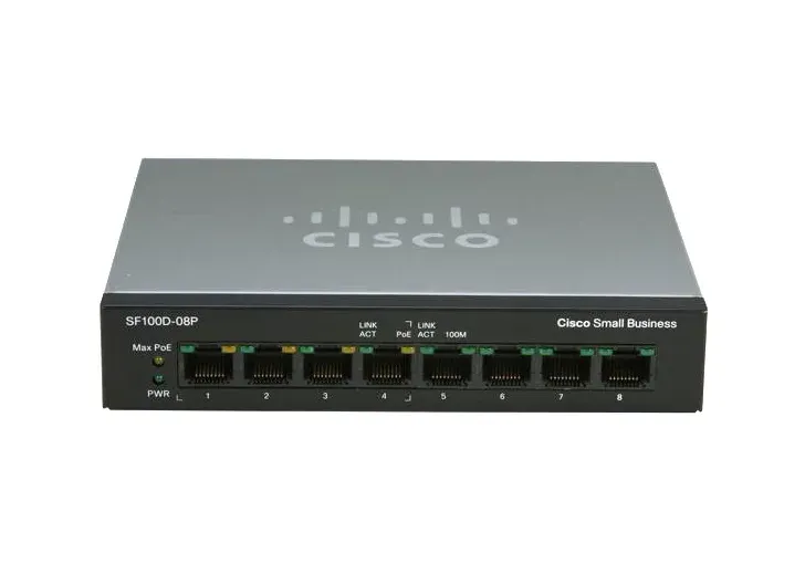 Cisco SF100D-08P 8-Port Ethernet Switch