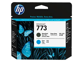 HP 773 Matte Black/Cyan Designjet Printhead (C1Q20A) — HP product image