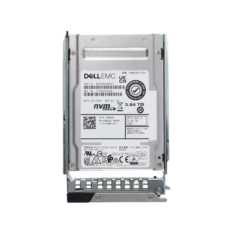 Dell 8W2G5 3.84TB NVMe SSD