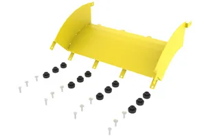 CommScope FGS-MD4E-M | FiberGuide 45° Down Elbow, 4x18in, Yellow