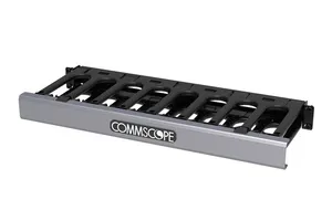CommScope 760260411 | CableGuide 360 Horizontal Trough Kit, 1 RU, 19 in, Single Sided, Silver