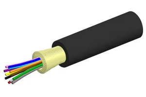 CommScope 760256415 | Fiber indoor/outdoor cable, OFNR/LSZH Riser Rollable Ribbon Dual Rated Backbone, 144 fiber, Singlemode G.657.A2/B2, Feet jacket marking, Black jacket color, Cca flame rating