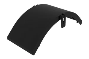 CommScope FGSB-SD9E-A | FiberGuide Snap-On Cover for 90° Down Elbow, 4x4in, Black