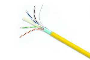 CommScope 760194753 | GigaSPEED X10D 3291B Category 6A F/UTP Cable, low smoke zero halogen, yellow jacket, 4 pair count, 1000 ft (305 m) length, reel