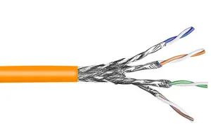 CommScope 884045138/32 | CS67ZB Category 7A S/FTP Cable, low smoke zero halogen, orange jacket, 4 pair count, 3280 ft (1000 m) length, reel