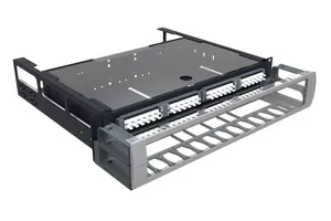 CommScope 760188375 | SYSTIMAX 360 iPatch G2 2U 192F-LC Distribution Panel, Sliding Panel
