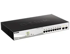 D-Link 8-ports 10/100/1000Base-T PoE + 2 SFP ports Smart .. DGS-1210-10MP product image