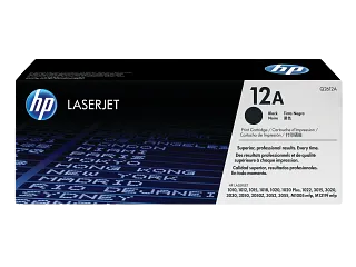 HP 12A Black Original LaserJet Toner Cartridge (Q2612A) — HP product image