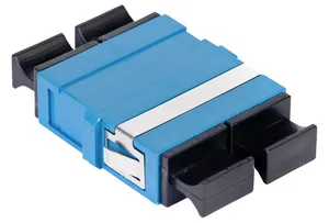 CommScope 760115642 | TeraSPEED SC Duplex Flangeless Adapter, Blue, Single Pack