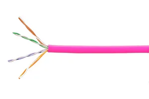 CommScope 874030814/10 | ETL Verified Category 5e U/UTP Cable, plenum, pink jacket, 4 pair count, 1000 ft (305 m) length, CommPak