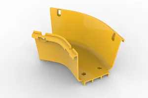CommScope FGS-MH4E-A | FiberGuide 45° Horizontal Elbow, 4x4in, Yellow