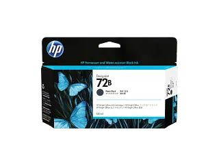 HP 72B 130-ml Matte Black DesignJet Ink Cartridge (3WX06A) — HP product image